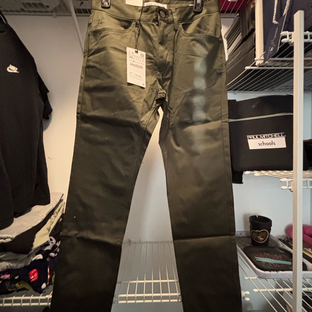 Zara Women's Olive Skinny Jeans